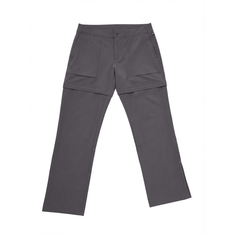 Pacific Trail Men’s Convertible Hiking Pants Three Lengths In One Gray Size L